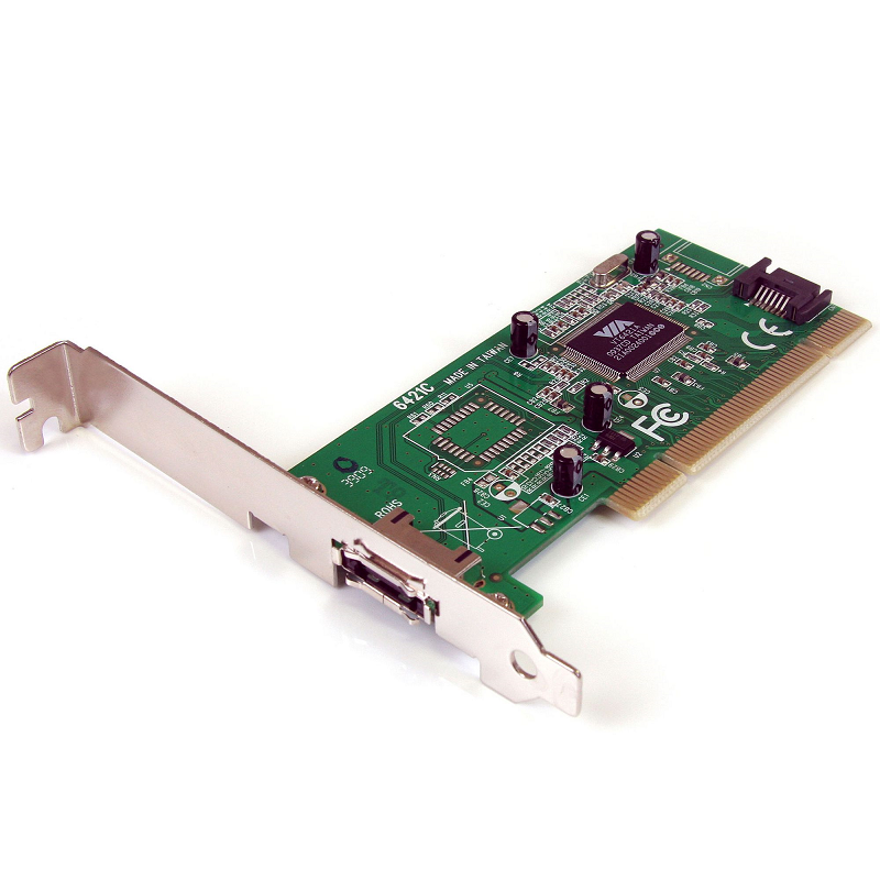 StarTech PCIESATA2I 1 Port eSATA + 1 Port SATA PCI SATA Controller Card